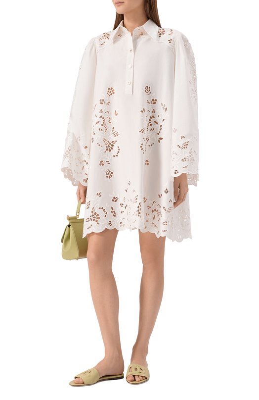 Кожаные шлепанцы Bianca Dolce & Gabbana CQ0436/AY329 Зелёный  CQ0436/AY329 Фото 3