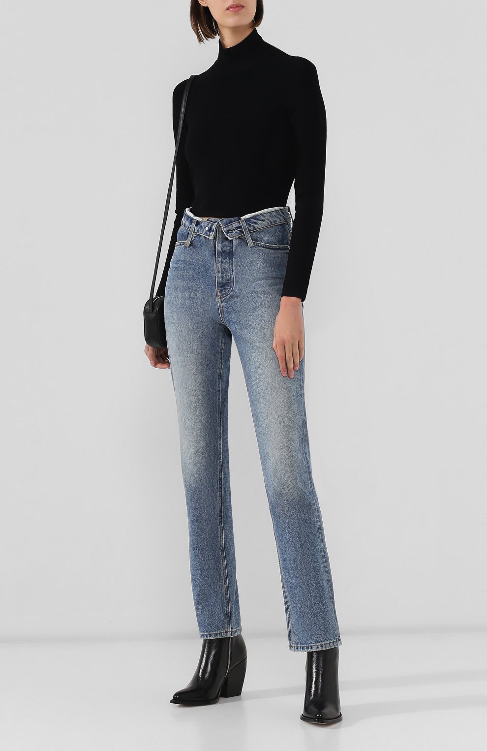 Джинсы ALEXANDER WANG синего цвета по цене 23100 руб., арт. 4DC2194486, фото 2 Джинсы ALEXANDER WANG, арт. 4DC2194486, фото 2