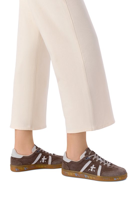 Замшевые кеды Bonnie-D Premiata B0NNIED/VAR 8125 Коричневый  B0NNIED/VAR 8125 Фото 2