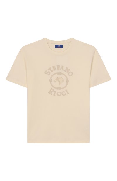 Хлопковая футболка STEFANO RICCI JUNIOR, арт. YNH6201520/LUXT