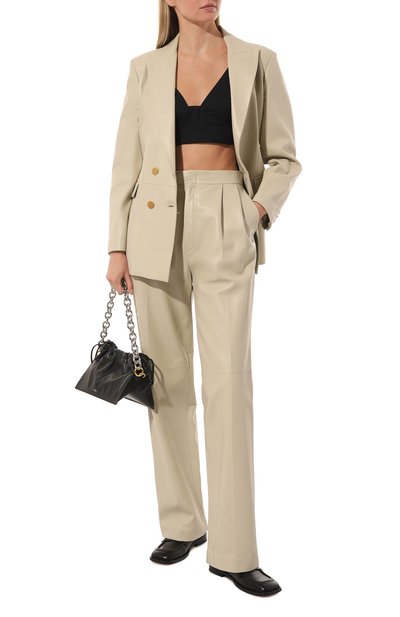 Кожаные брюки GUCCI, арт. 671376 XNAPL, фото 2