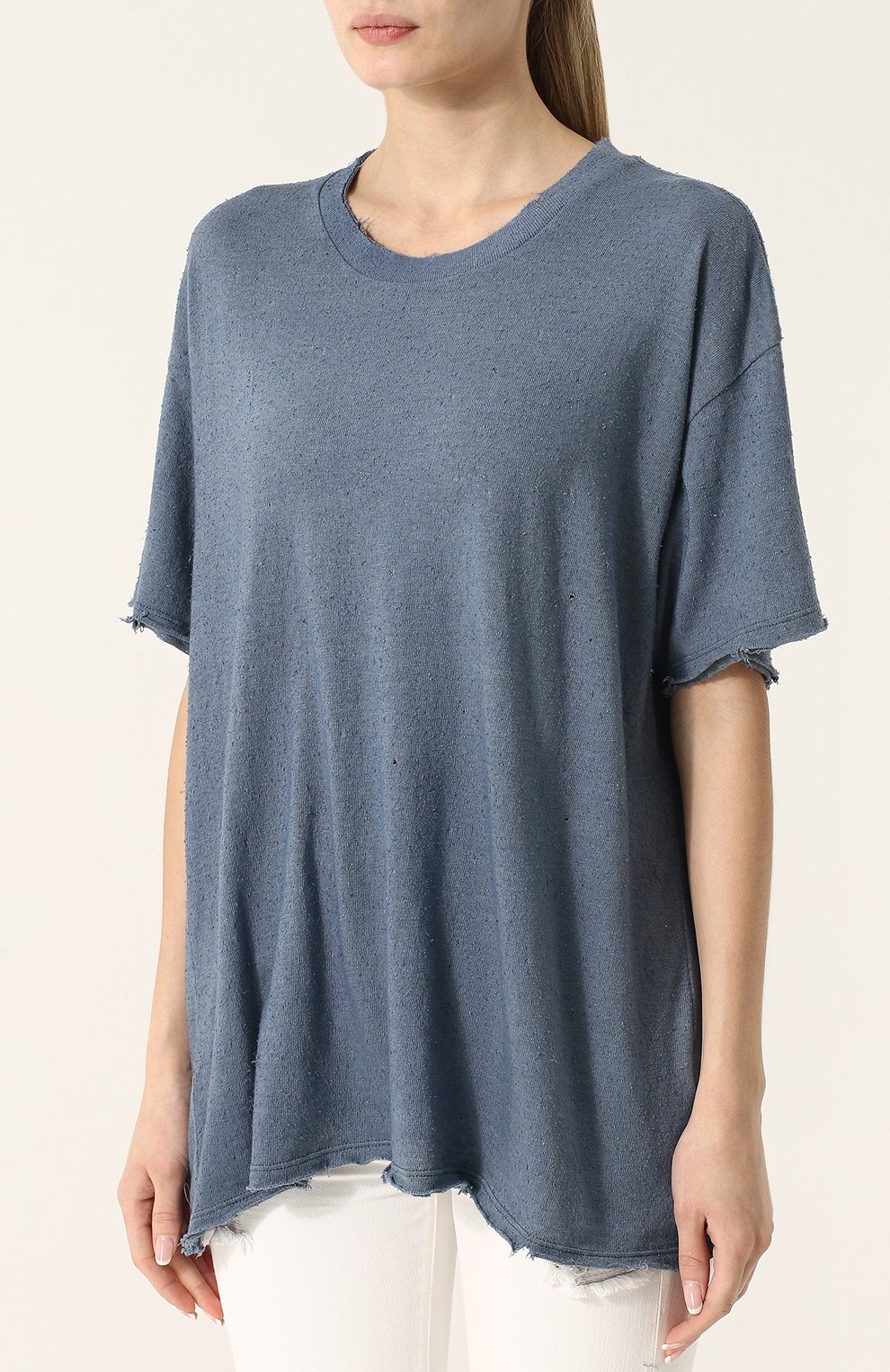 Футболка свободного кроя из смеси хлопка и шелка IRO, арт. 18SWP19AKALVA, фото 3