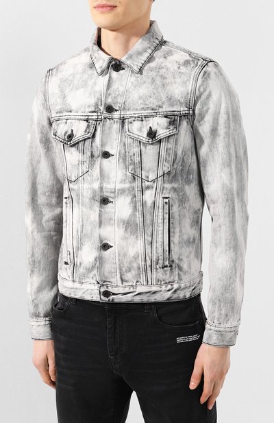 Джинсовая куртка OFF-WHITE, арт. 0MYE005S208120257510, фото 3