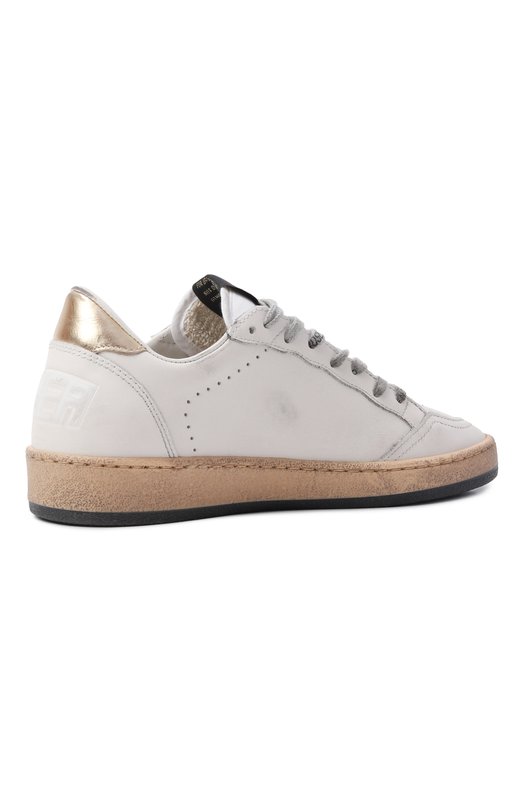 Кожаные кеды Ball Star Golden Goose Deluxe Brand GWF00117.F007275 Белый  GWF00117.F007275 Фото 5