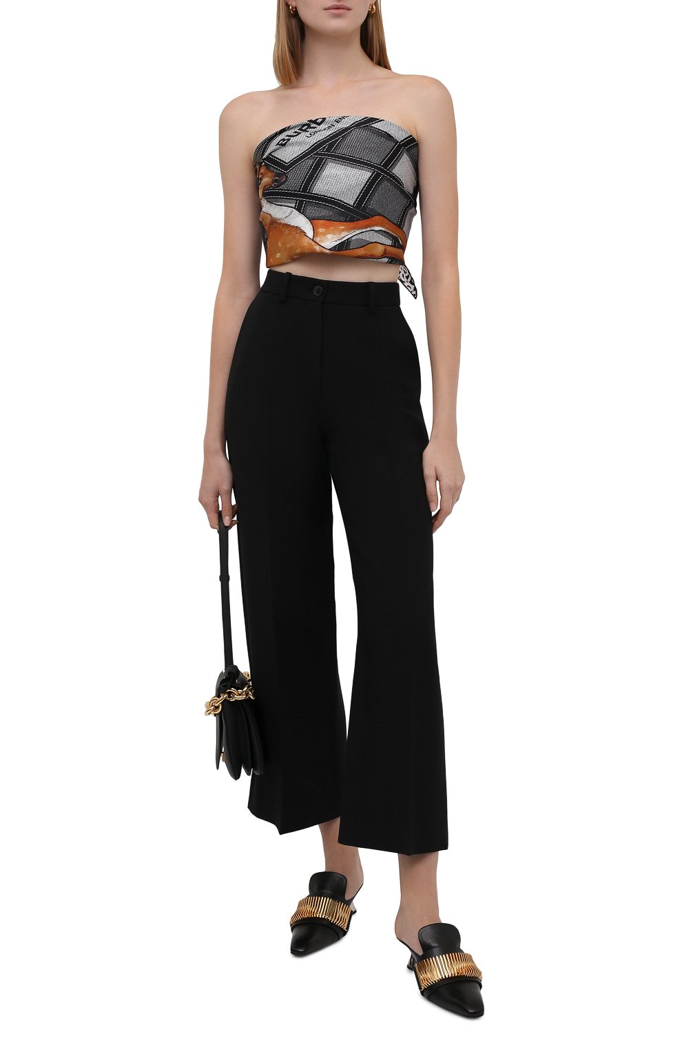 Шелковый платок BURBERRY, арт. 8045220, фото 2