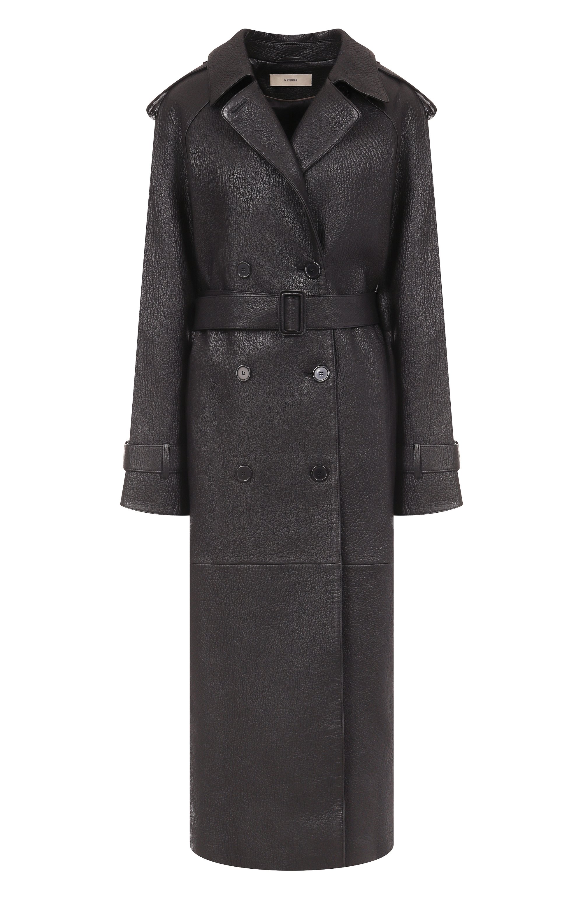 Кожаный тренч 12 STOREEZ, арт. 127368, фото 1