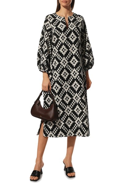 Хлопковая туника KLEED LOUNGEWEAR, арт. D0RCAS BLACK KAFTAN, фото 2