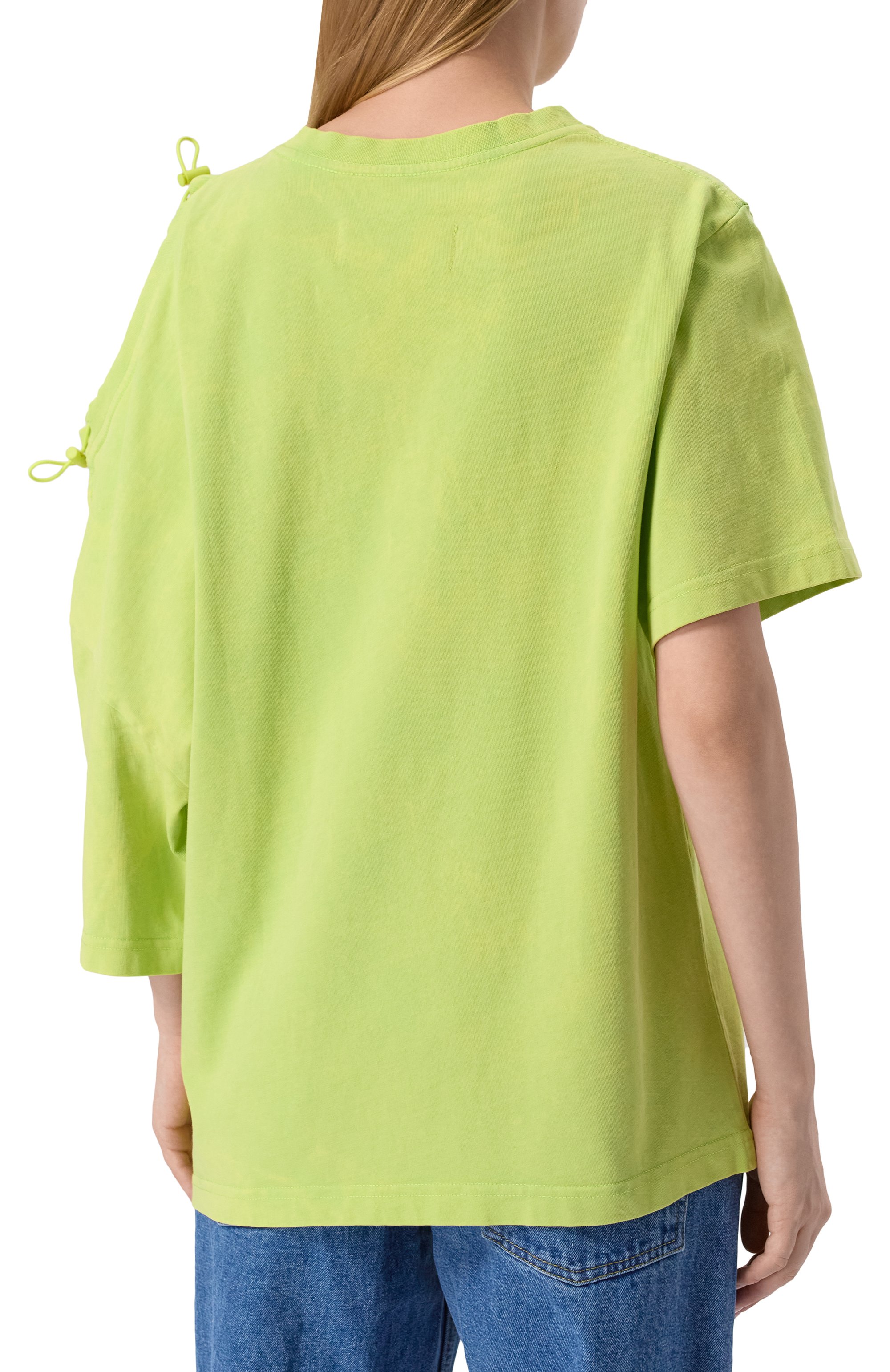 Хлопковая футболка RED SEPTEMBER зеленого цвета по цене 15000 руб., арт. 924.02.TSS08.31, фото 4 Хлопковая футболка RED SEPTEMBER, арт. 924.02.TSS08.31, фото 4