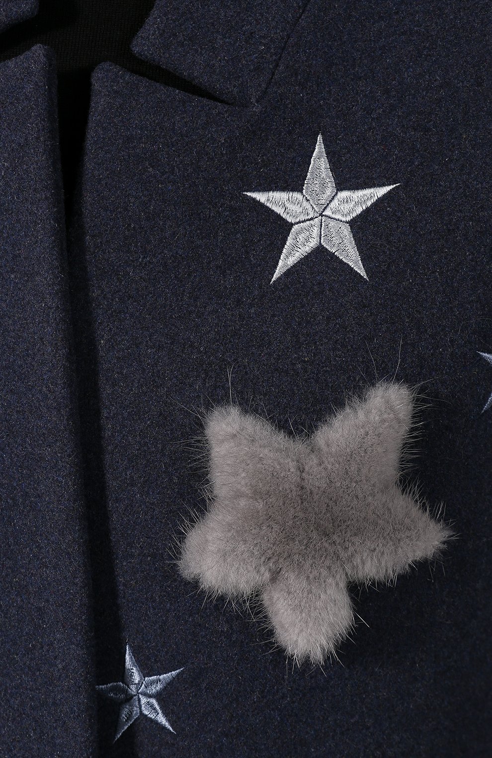 Пальто из смеси шерсти и кашемира SEVEN LAB, арт. C19-007/2 navy, фото 5