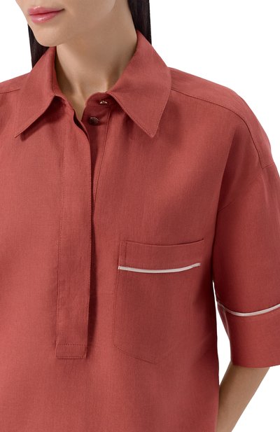 Льняная рубашка AGNONA, арт. TD1109E/U3049E, фото 5