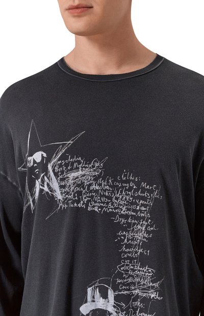 Хлопковый лонгслив ANN DEMEULEMEESTER, арт. B0012872/FA637, фото 5