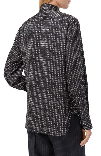 Шелковая блузка KITON, арт. D48407K0561E05, фото 4