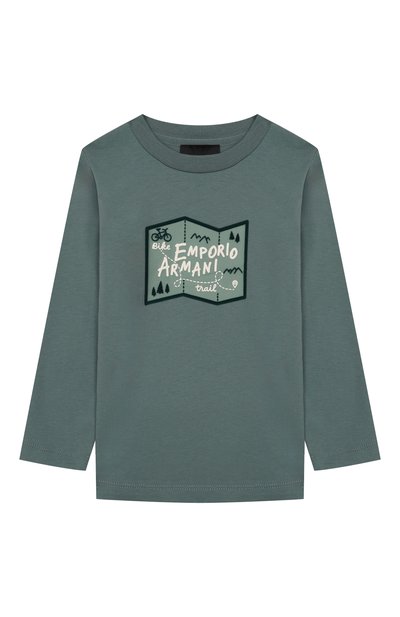 Хлопковый лонгслив EMPORIO ARMANI, арт. EB000728/AF16162