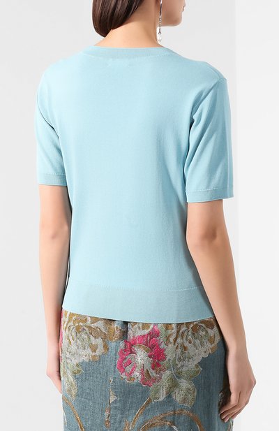 Топ из смеси вискозы и хлопка DRIES VAN NOTEN, арт. 201-11229-9706, фото 4