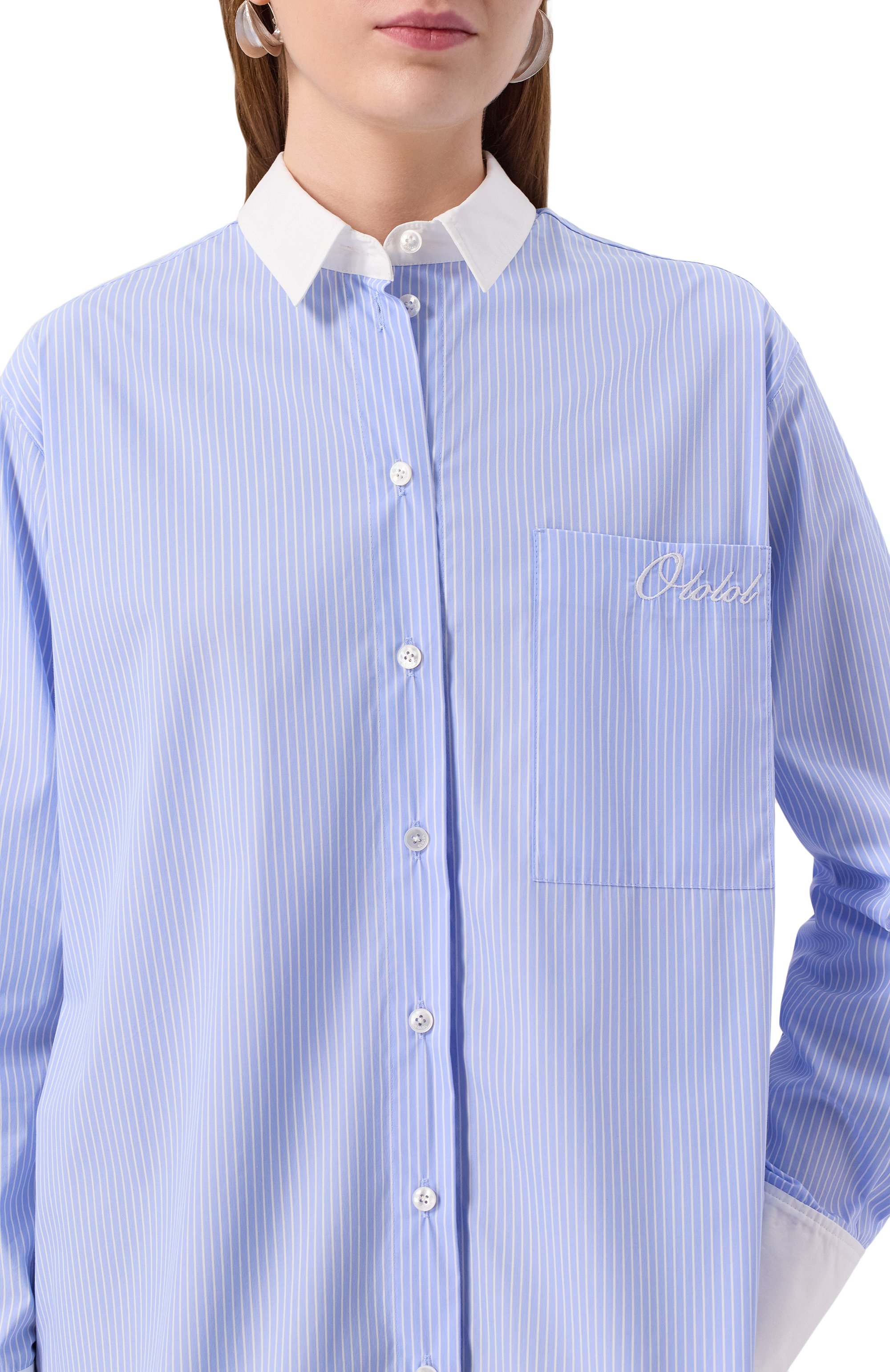 Хлопковая рубашка OLOLOL, арт. OLSH026V/3052.ST141, фото 5
