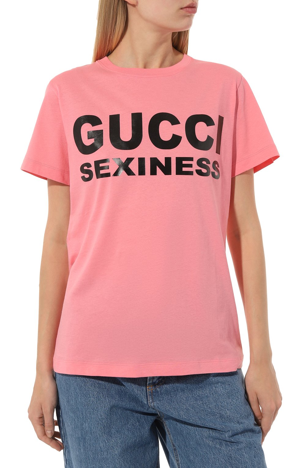 Хлопковая футболка GUCCI, арт. 623608 XJCLE, фото 3