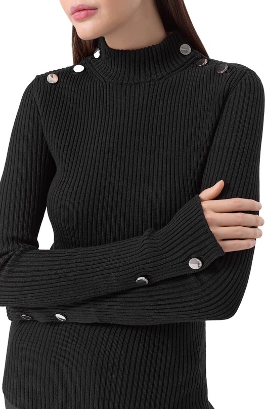 Шерстяной свитер Sportmax RENANIA Чёрный  RENANIA Фото 5