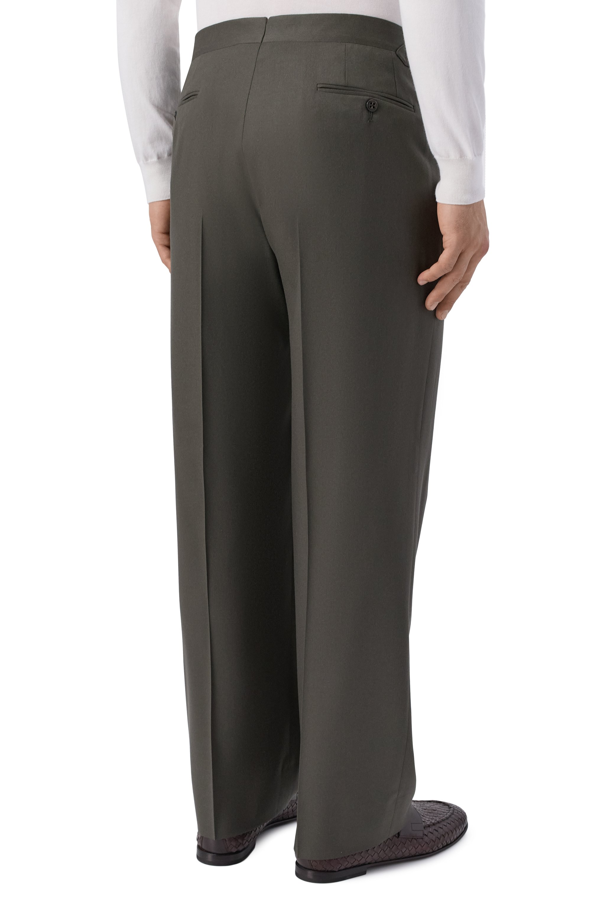 Шерстяные брюки CORNELIANI, арт. 284L26/2A18111, фото 4