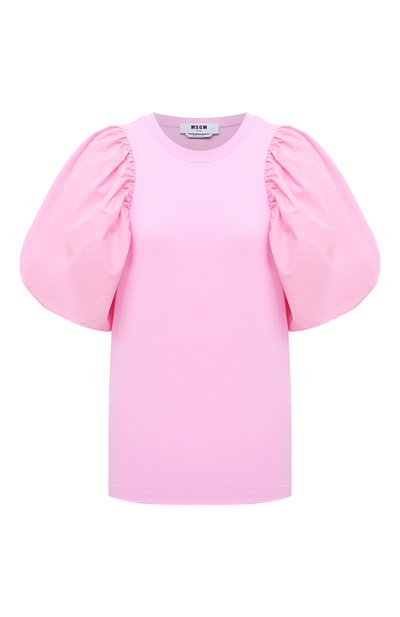 Женская хлопковая футболка MSGM, арт. 3041MDM75 217298