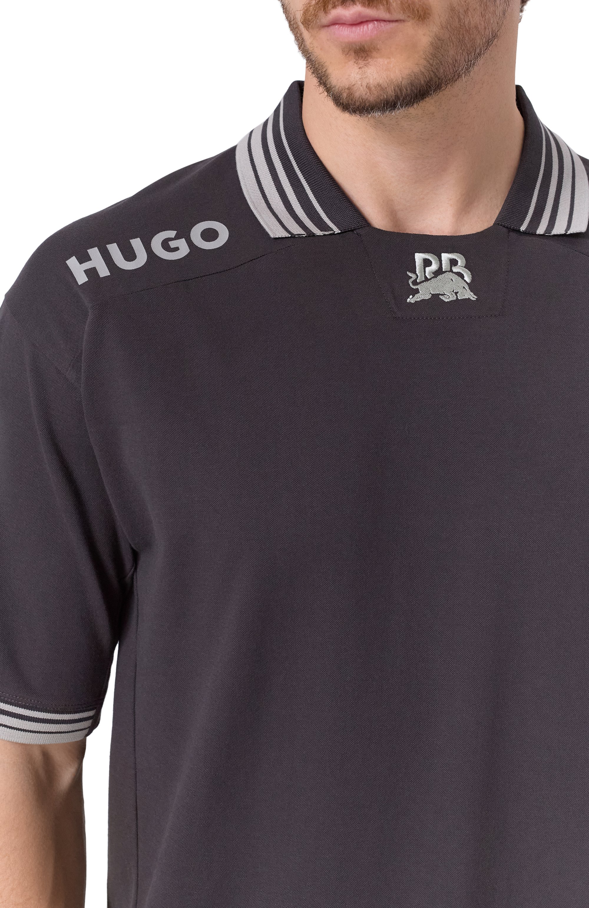 Хлопковое поло hugo x rb HUGO, арт. 50542772, фото 5