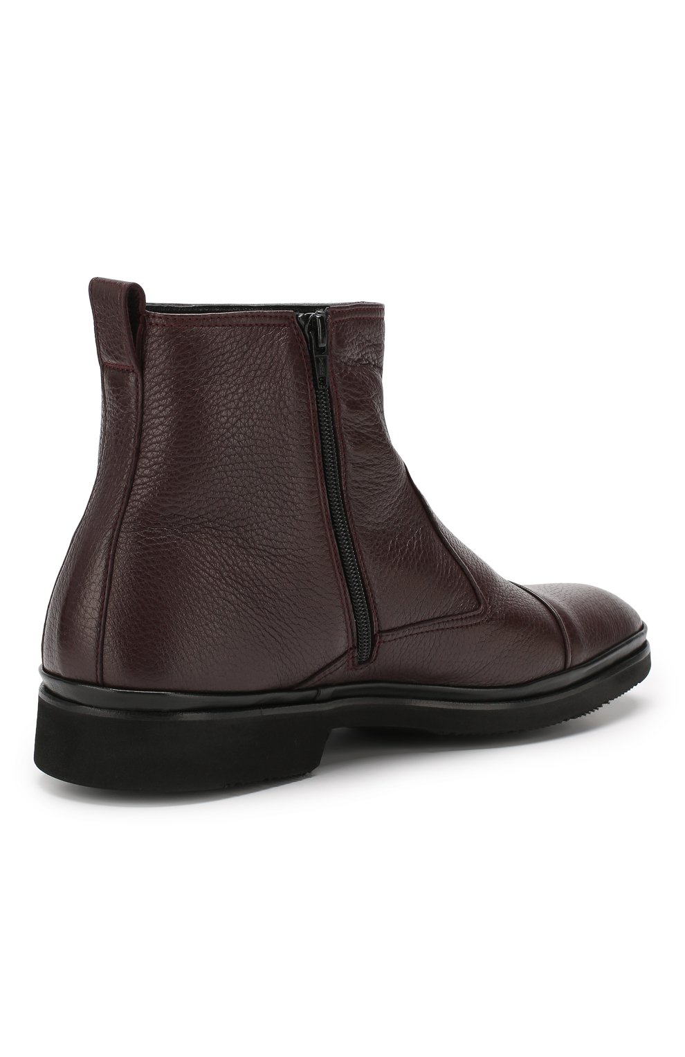 Кожаные сапоги ALDO BRUE бордового цвета по цене 59950 руб., арт. AB8520H-CM, фото 4 Кожаные сапоги ALDO BRUE, арт. AB8520H-CM, фото 4