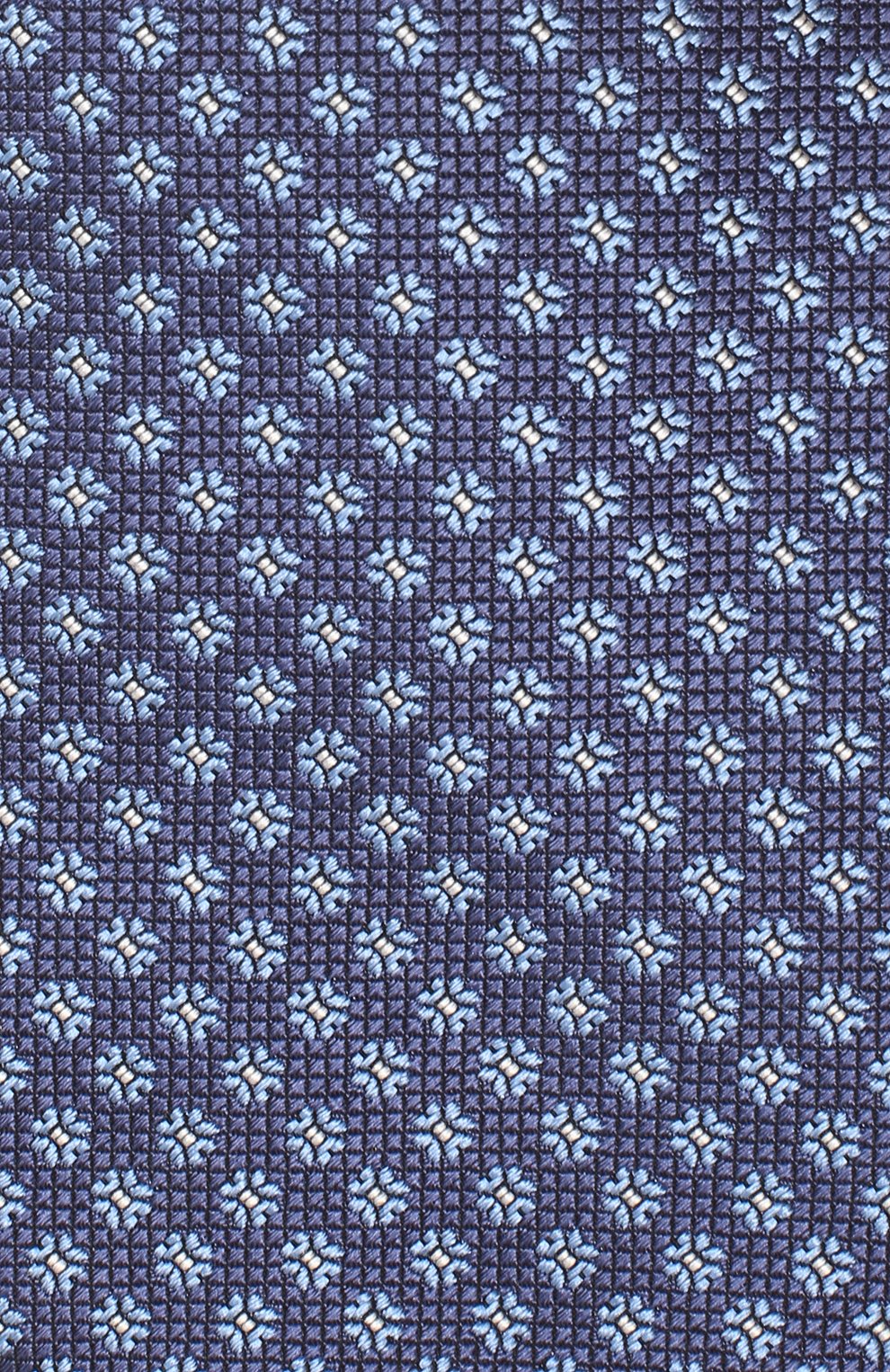 Шелковый галстук CANALI темно-синего цвета по цене 9525 руб., арт. 18/HJ02255, фото 3 Шелковый галстук CANALI, арт. 18/HJ02255, фото 3