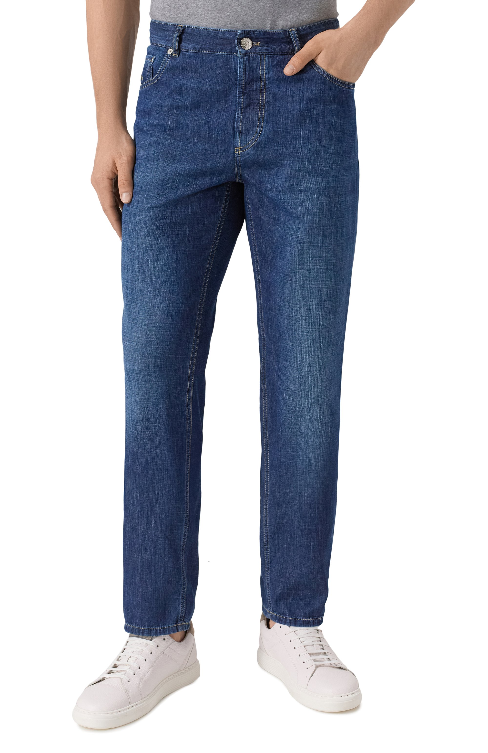 Джинсы traditional fit BRUNELLO CUCINELLI, арт. ME645B3210, фото 3