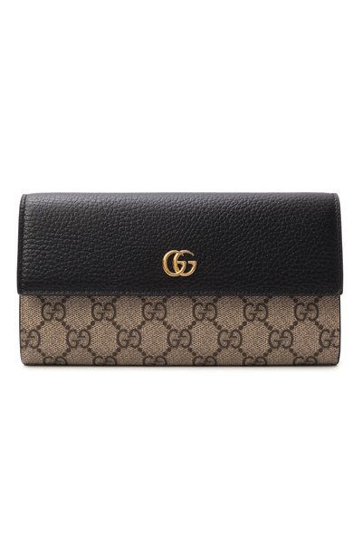 Женский кожаный кошелек на цепочке petite marmont GUCCI, арт. 546585/17WAG