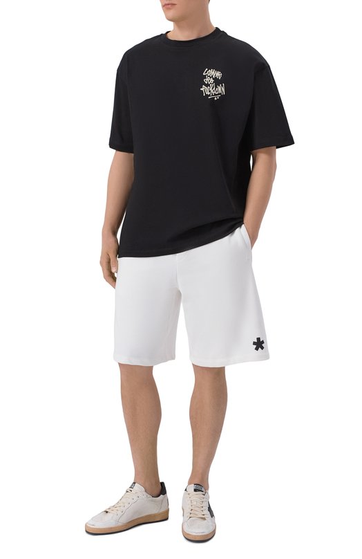 Хлопковые шорты Comme des Fuckdown CFABM01905 Белый  CFABM01905 Фото 2