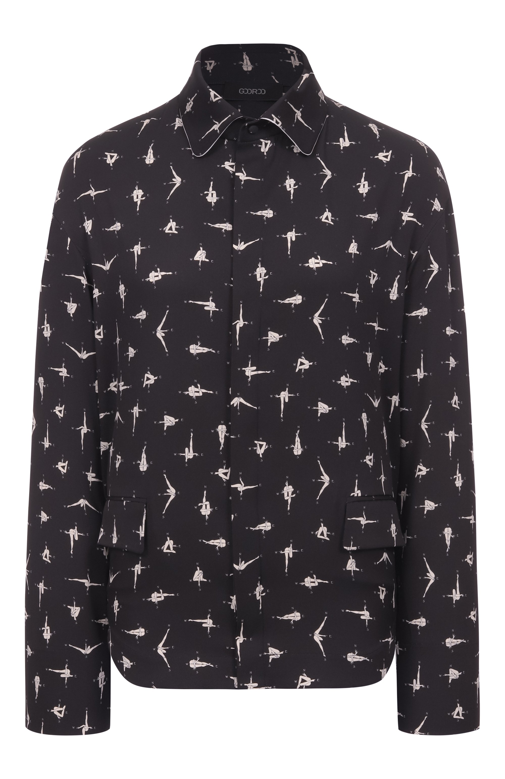 Шелковая рубашка GOOROO, арт. SH020-2008-9012-FW25/26, фото 1