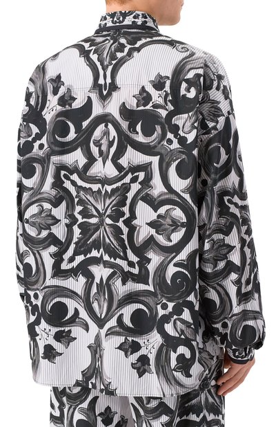 Хлопковая рубашка DOLCE & GABBANA, арт. G5NM6T/GJ618, фото 4