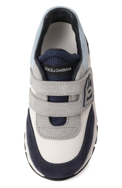 Кроссовки DOLCE & GABBANA синего цвета по цене 28400 руб., арт. DN0199/AW467, фото 4 Кроссовки DOLCE & GABBANA, арт. DN0199/AW467, фото 4