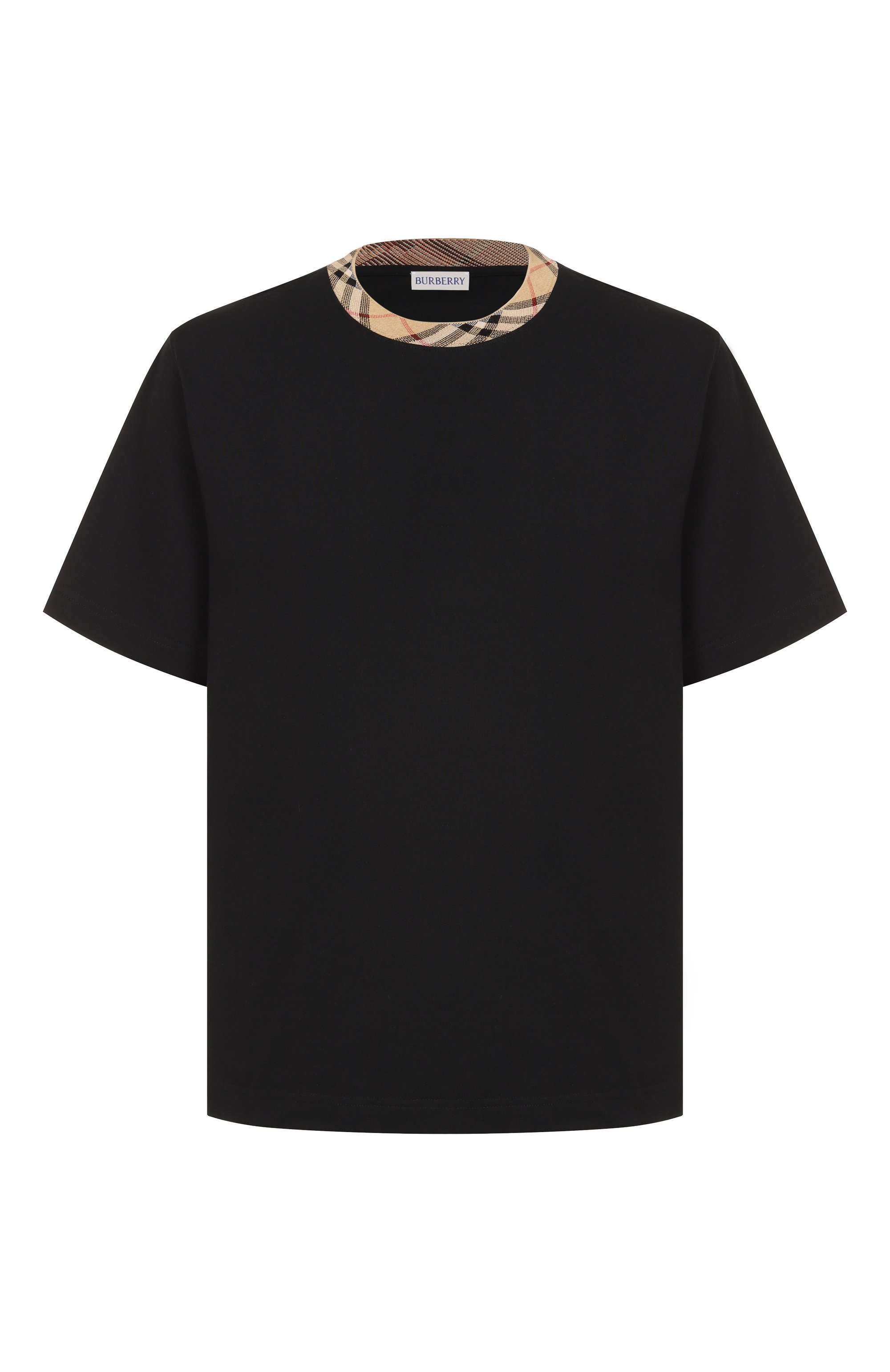 Хлопковая футболка BURBERRY, арт. 8110101, фото 1