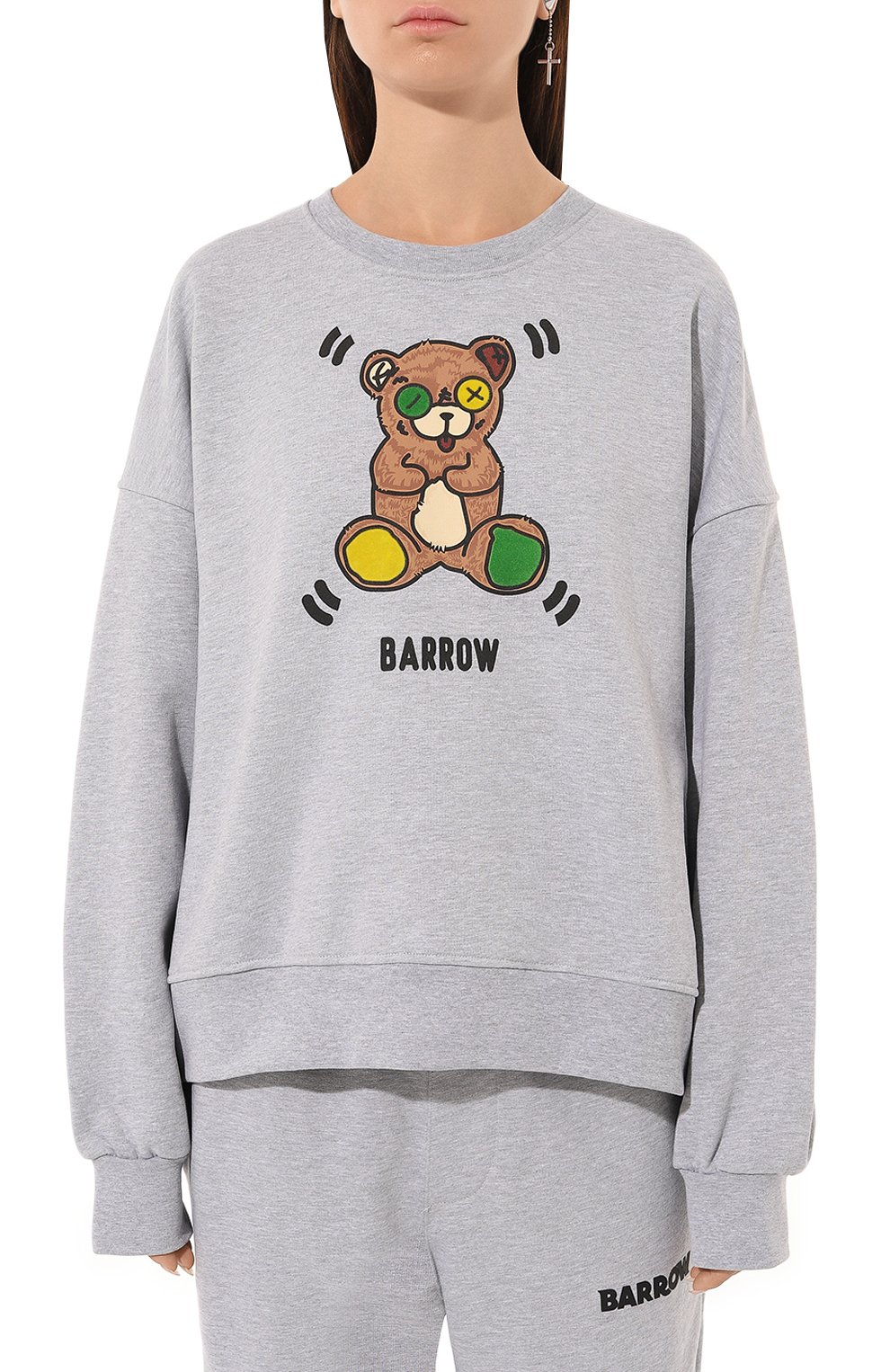 Хлопковый свитшот BARROW, арт. F4BWW0SW086, фото 3