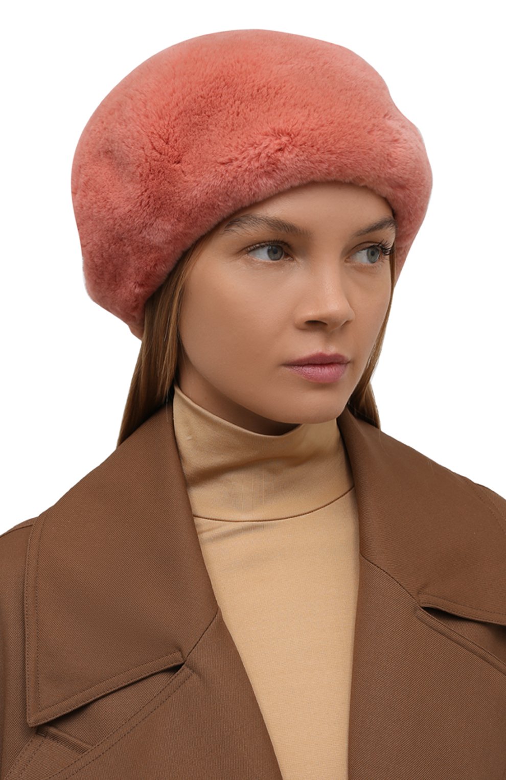 Берет из меха норки FURLAND розового цвета по цене 66000 руб., арт. 0013600120163600576, фото 2 Берет из меха норки FURLAND, арт. 0013600120163600576, фото 2