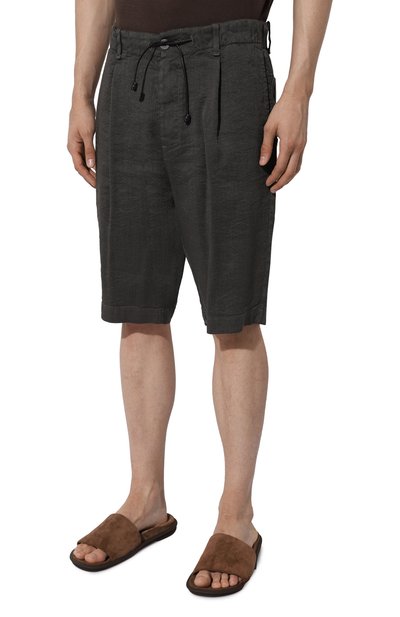 Шорты изо льна и вискозы TRANSIT, арт. CFUTRWH173, фото 3