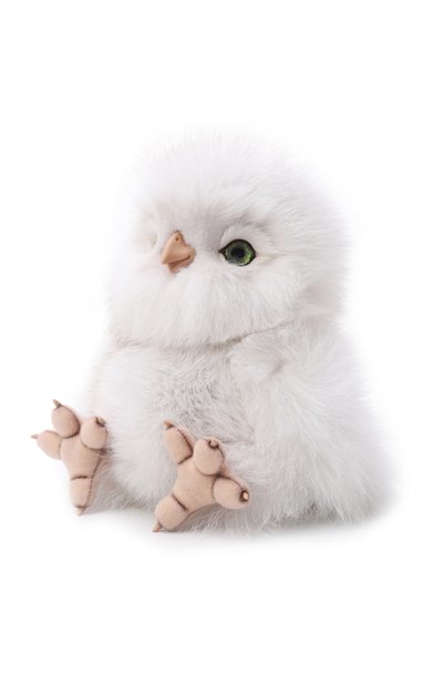 Мягкая игрушка сова из песца CAROLON, арт. МИ-25-ЛГ-002-2