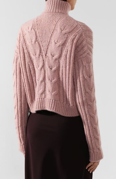 Свитер NANUSHKA, арт. ERIA_PALE PINK_CABLE KNIT, фото 4