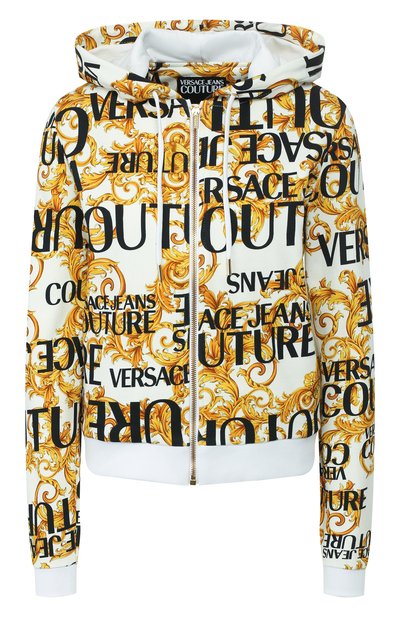 Женский хлопковая толстовка VERSACE JEANS COUTURE, арт. B6HUA790-UDP306/S0592
