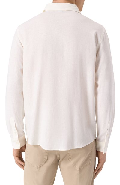 Рубашка изо льна и вискозы HINNOMINATE, арт. HMABM01347, фото 4