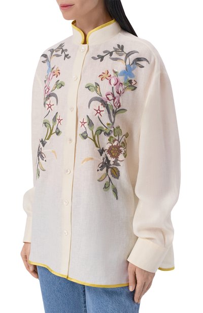 Льняная рубашка VALENTINO, арт. 8B3AB826/9M4, фото 3