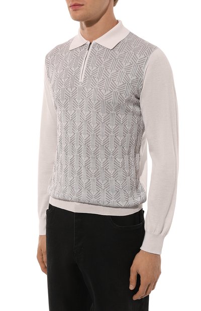 Поло из кашемира и шелка ZILLI, арт. KZP001M0330VSPK00, фото 3