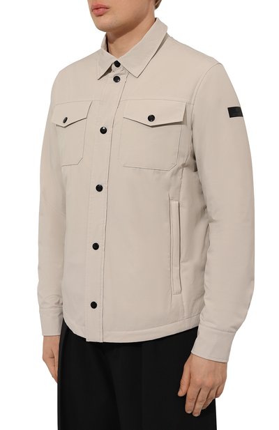 Куртка-рубашка HETREGO светло-бежевого цвета по цене 41150 руб., арт. 8N122/QUINN, фото 3 Куртка-рубашка HETREGO, арт. 8N122/QUINN, фото 3