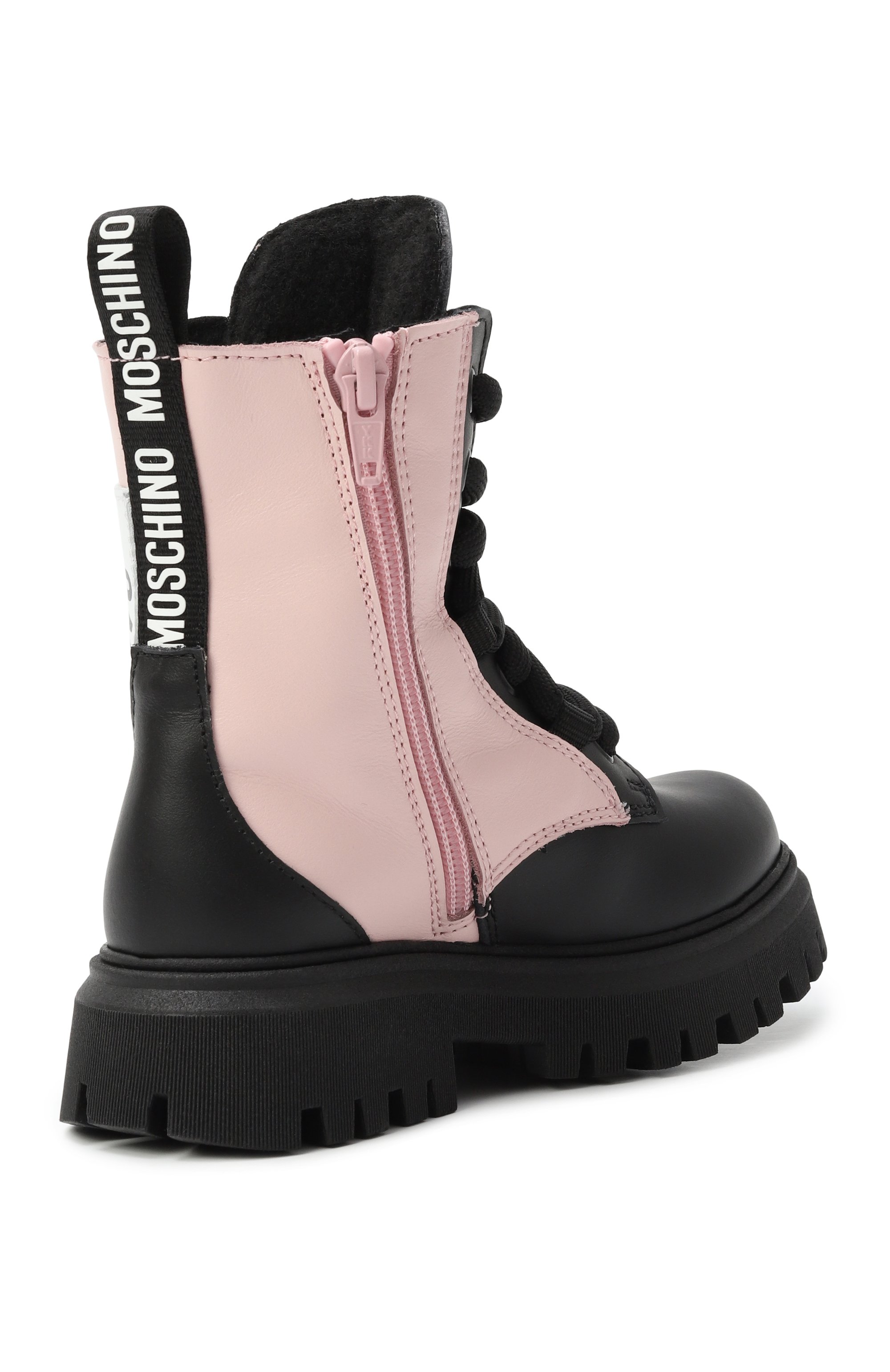 Кожаные ботинки MOSCHINO, арт. 81952/VAR4/24-27, фото 3