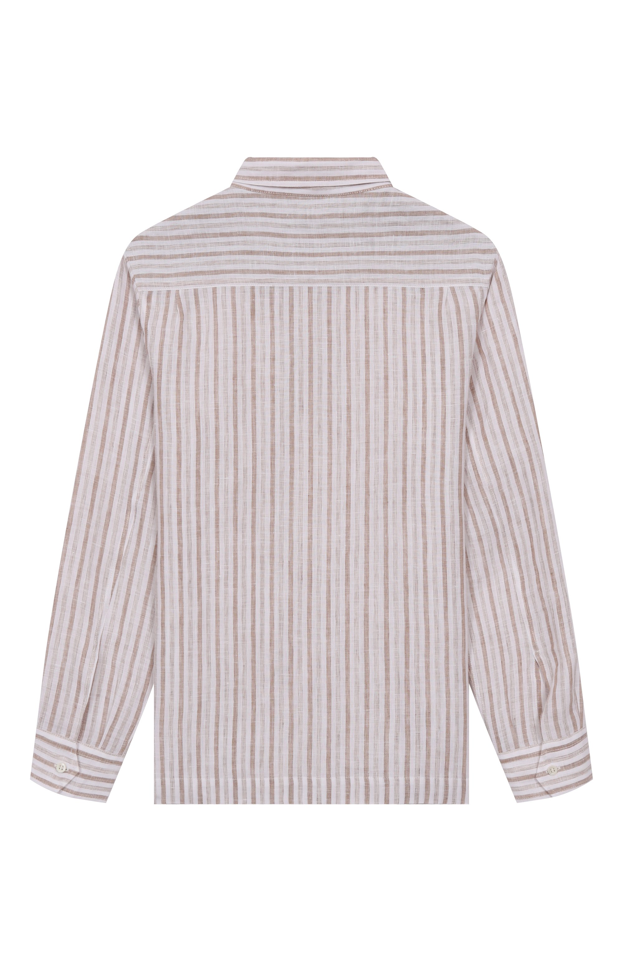 Льняная рубашка BRUNELLO CUCINELLI, арт. BM685C307C, фото 2