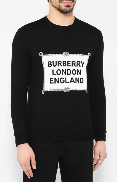 Шерстяной джемпер BURBERRY, арт. 8023660, фото 3