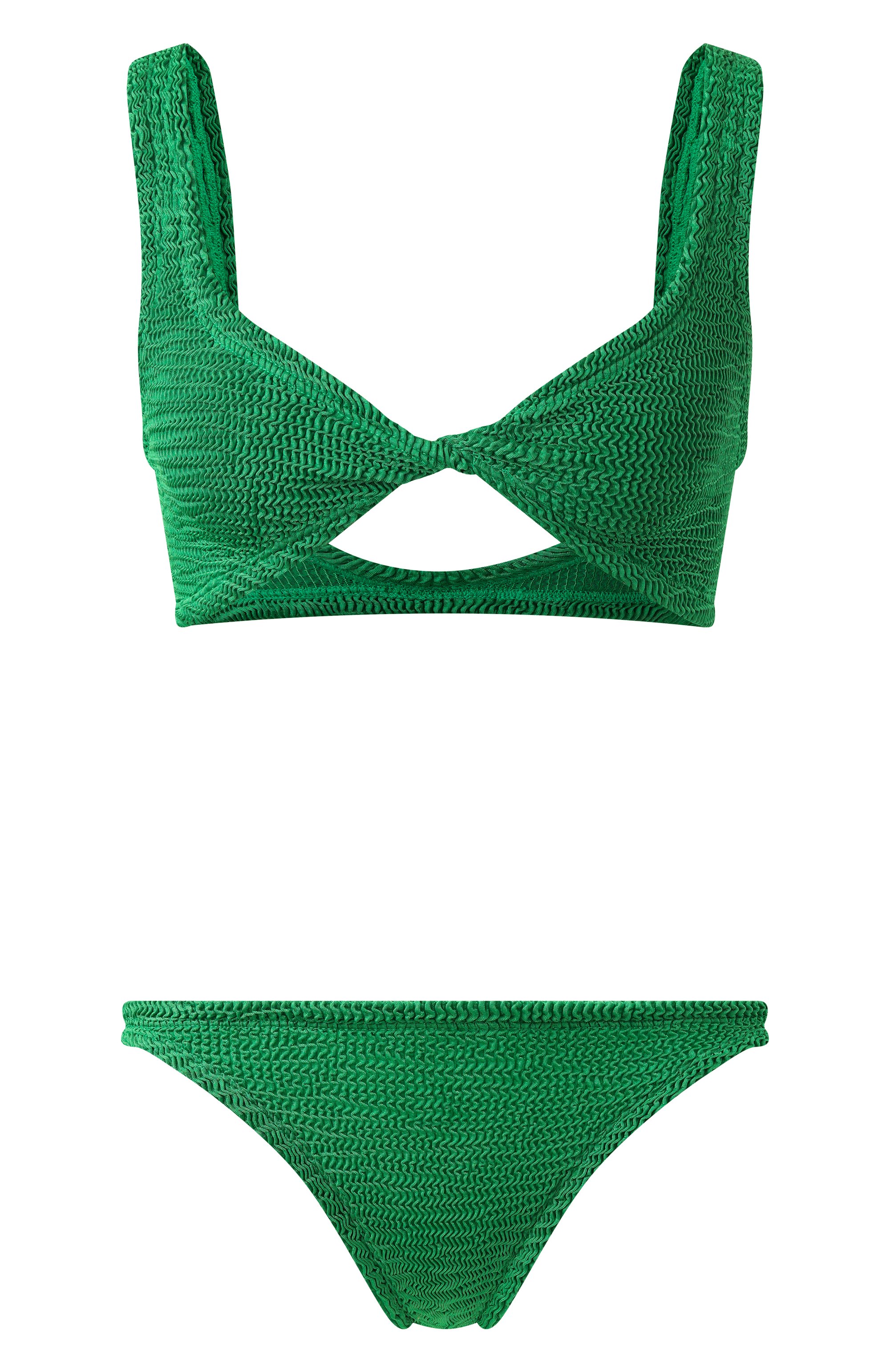 Раздельный купальник PARAMIDONNA зеленого цвета по цене 26350 руб., арт. SS25DEM, фото 1 Раздельный купальник PARAMIDONNA, арт. SS25DEM, фото 1