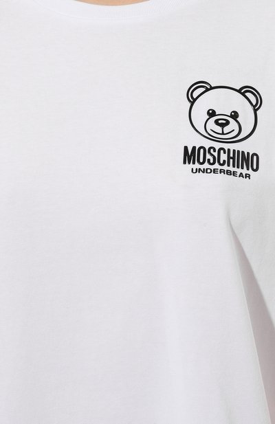 Хлопковая футболка MOSCHINO, арт. A0703/4406, фото 5