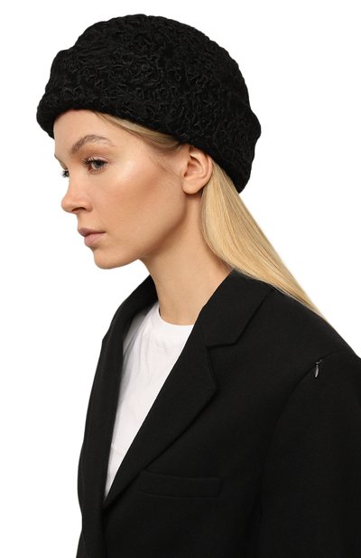 Пилотка из меха каракуля COCOSHNICK HEADDRESS, арт. KARAKULPIE, фото 2