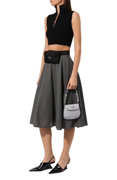 Топ из вискозы и шерсти PRADA, арт. P29972-1Y86-F0002-212, фото 2